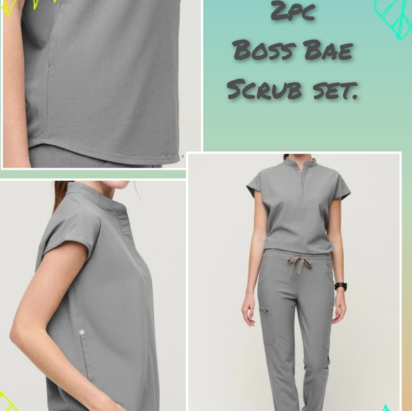 2pc JOGGER SCRUB SET - Picture 3 of 5